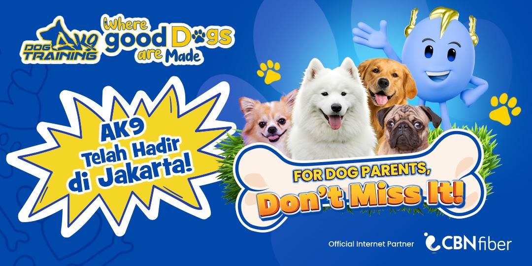 AK9 Dog Training in Jakarta, Supported by CBN's High-Speed Internet Connectivity