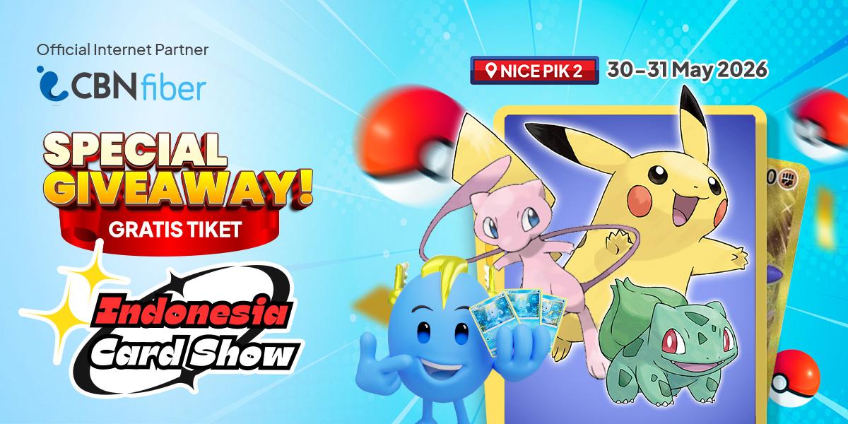 Get Ready for Indonesia Card Show 2026, CBN Is Giving Away Free Tickets for You!
