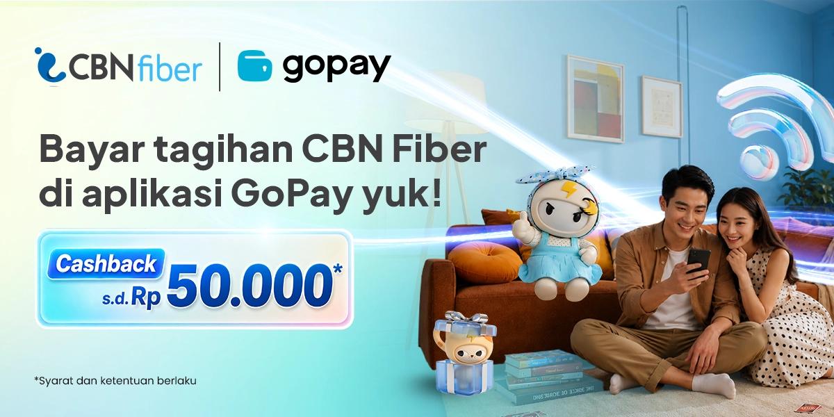 Bayar Tagihan CBN di GoPay, Dapat Cashback hingga 50.000 GoPay Coins!