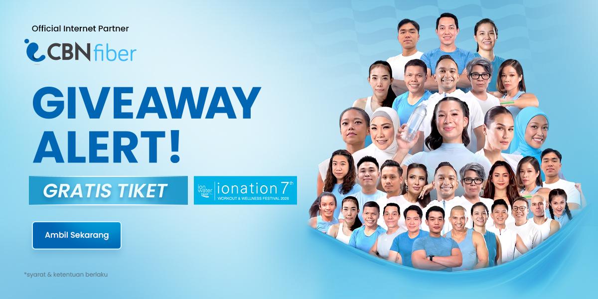 IONATION 2026 Hadir Kembali! Menangkan Tiket Gratis Bersama CBN Fiber