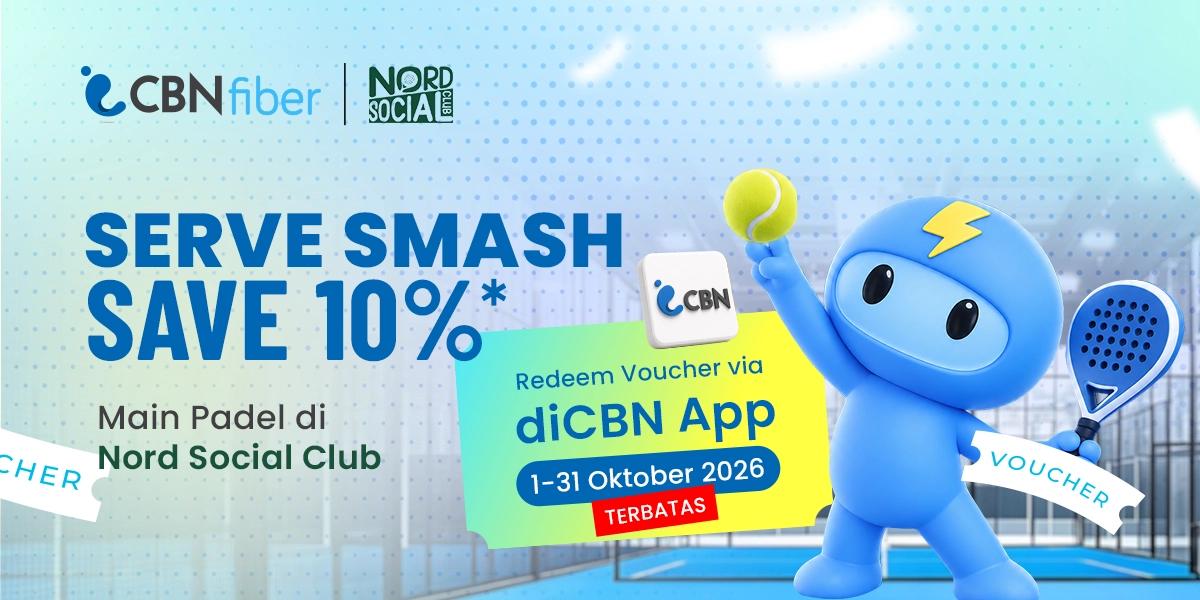 Main Padel Makin Seru dengan Koneksi Andal dari CBN Fiber 